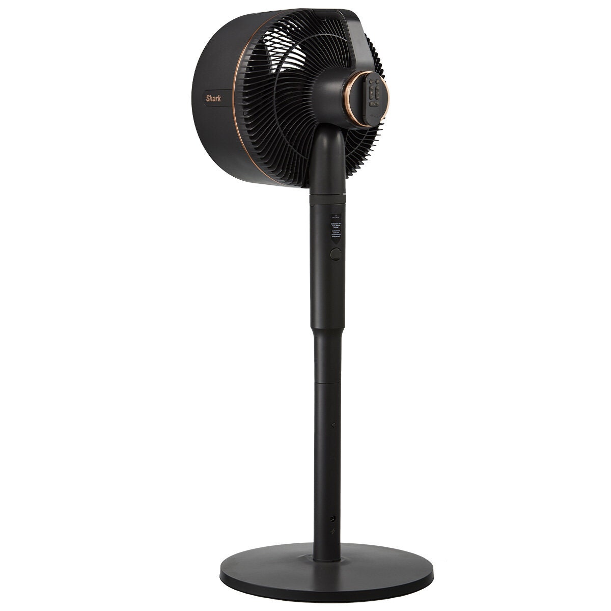 Shark FlexBreeze pedestal fan - Black - corded or cordless - 3 speeds - remote and cover - FA200