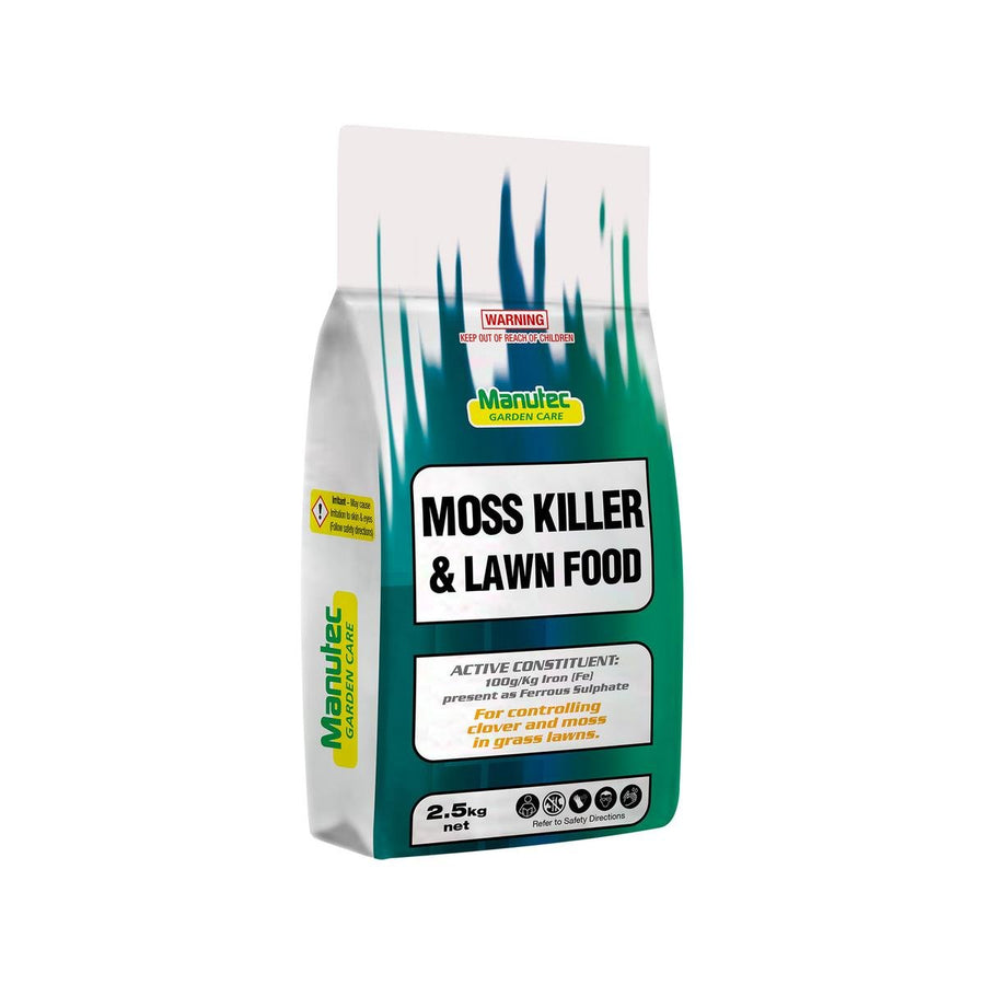 Manutec Moss Killer & Lawn Food - 2.5kg - Soluble Granules - Selective - SuperSaverAU - view 1