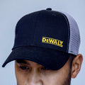 Dewalt Trucker Hat - Black Grey - Adjustable Fit - Breathable Mesh - One Size - SuperSaverAU - view 2