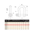 Gorilla 10mm Bow Shackle Alloy 1T Load Rating Industrial Lifting - SuperSaverAU - view 2