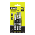 Ryobi 3 Piece Door Hinge Drill Bit Set - 5/64” 7/64” 9/64” - Self-Centring - SuperSaverAU - view 1