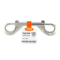 Taskmaster Snap Hook - 90mm - Nickel - Double Ended - SuperSaverAU - view 1