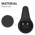 Arlec EV Wall Mount Type 2 Connector Cable Holder, Black Polyamide