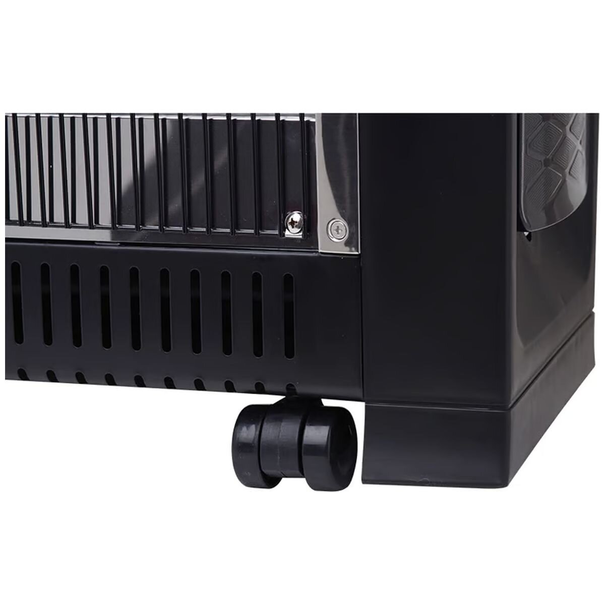 Goldair 2400W Radiant Heater - Black, Instant Heat, Adjustable Thermostat, 3 Heat Settings - GIR370