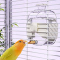 450 ml Parrot Water Bottle with Adjustable Height, Automatic Bird Drinker Feeder - view 4