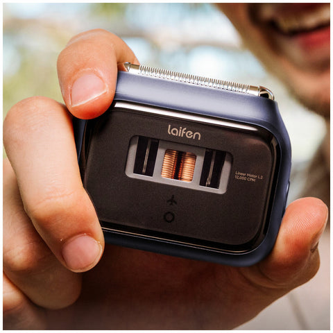 Laifen P3 Pro 3-Blade Electric Shaver Gift Box Royal Blue