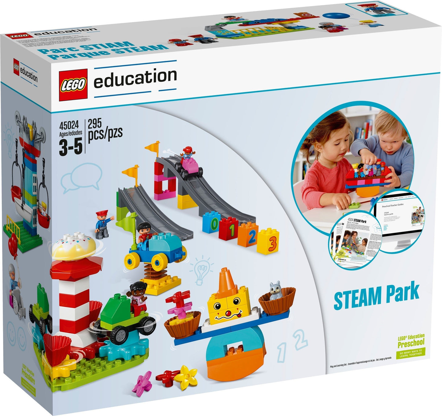LEGO 45024 STEAM Park: Build & Learn with Gears & LEGO DUPLO Bricks
