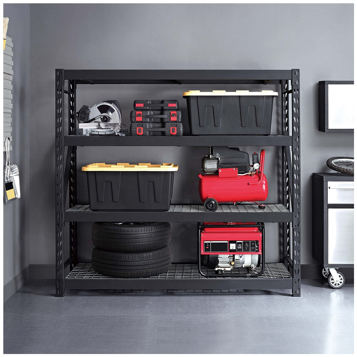 Whalen Industrial Rack, H 1828 x L 1955 x W 609 mm, Steel, 3628 kg Capacity - SuperSaverAU - view 3
