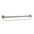 evekare 900mm Brushed Nickel Towel Rail with Grab Rail Grade 304 Stainless Steel