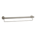 Evekare 900mm Towel Rail with Grab Rail - Brushed Nickel - 250kg Support - SuperSaverAU - view 1