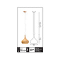 Home Design Mesen Pendant Light 300mm Metal E27 Adjustable Hardwired Indoor