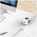 Allocacoc PowerCube With 4 Power Outlets And 2 USB Ports 2 x 1.5M - SuperSaverAU - view 3