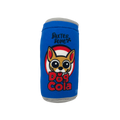 Baxter Bone Dog Cola Soda Can Plush Toy - 60mm x 140mm - Durable & Squeaky - SuperSaverAU - view 1