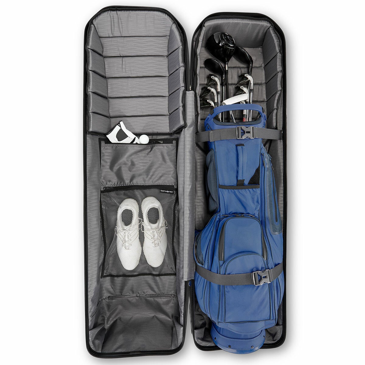 Samsonite Golf Bag Travel Case Hardside TSA Lock Inline Skate Wheels — image 5