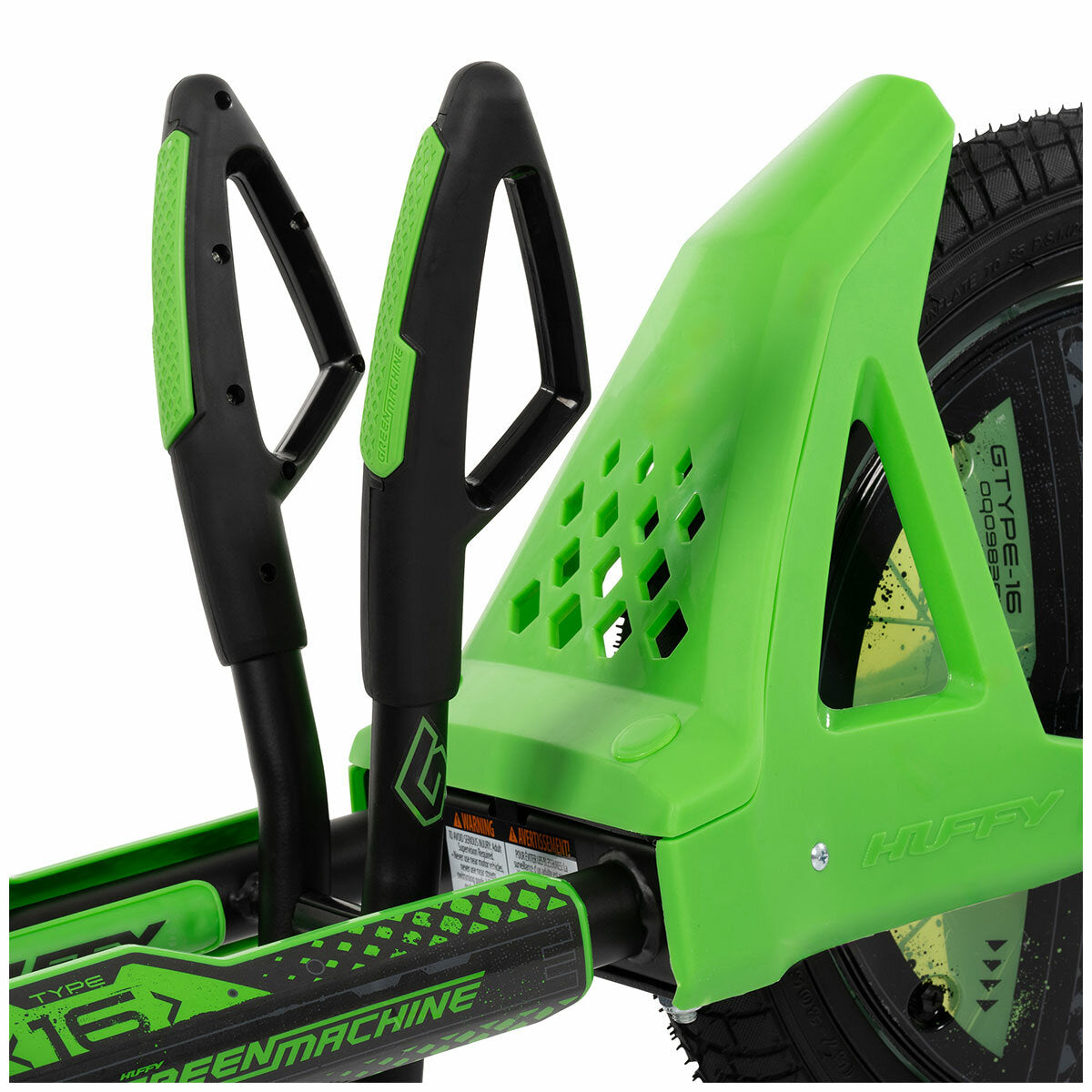 Huffy Green Machine Drift Trike Sturdy Outdoor Kids Ride On Toy