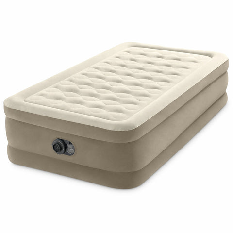 Intex Twin Ultra Plush Airbed With Fiber-Tech Rp