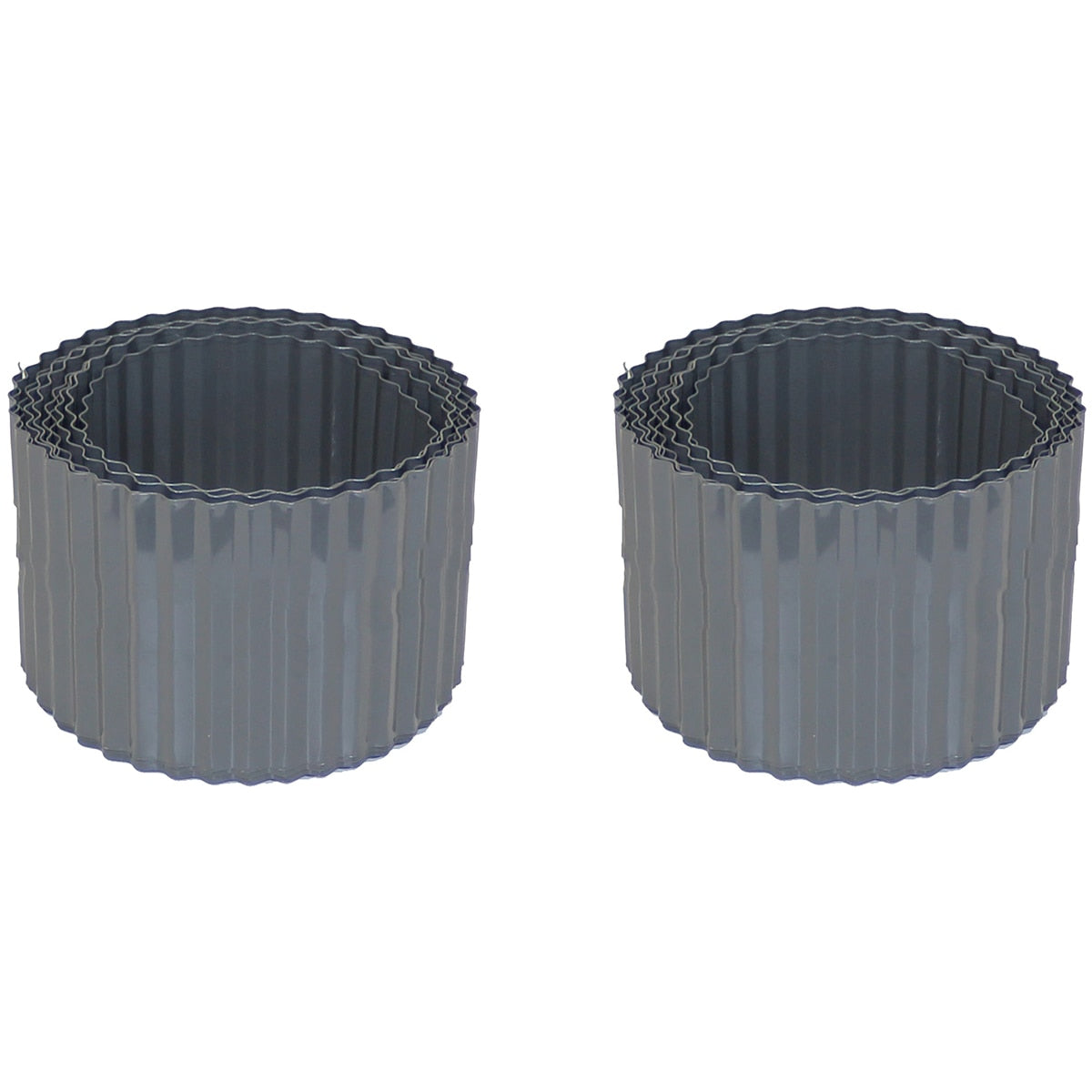 Greenlife Metal Garden Edging Roll 2 x 6M x 150mm Slate Grey - SuperSaverAU - view 1