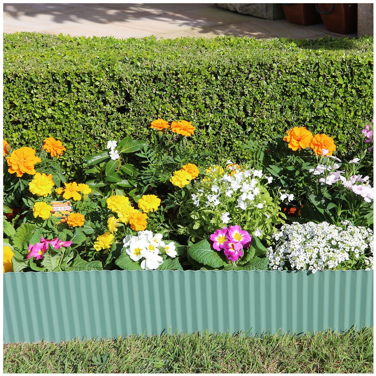 Greenlife Metal Garden Edging Roll 2 x 6M x 150mm Eucalyptus - SuperSaverAU - view 3