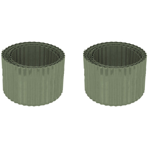 Greenlife Metal Garden Edging Roll 2 x 6M x 150mm Eucalyptus - SuperSaverAU - view 1