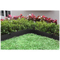 Greenlife Plastic Garden Edging 2 x 1000 x 7.5cm With 20 Pegs Black - SuperSaverAU - view 3