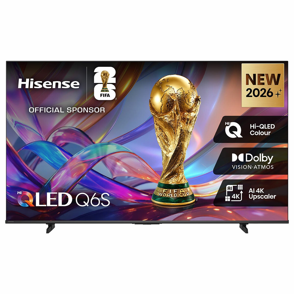 75 Inch 4K QLED Television with AI 4K Upscaler and AI Smooth Motion, Hisense 75Q6SAU — image 2