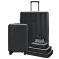 Globite 2 Piece Luggage Set With 4 Piece Packing Cube
