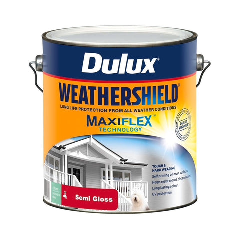 Dulux Weathershield Exterior Paint - Deep Semi Gloss - 4L - 205mm x 198mm x 180mm - SuperSaverAU - view 1