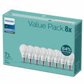 Philips Essential LED Bulb 11W E27 6500K 230V 8 Pack
