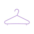 All Set Kids Clothes Hanger 12 Pack - BPA-Free - 170mm x 290mm - Assorted Colours - SuperSaverAU - view 5