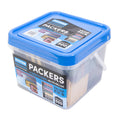 Titan Window Packers 4 Mixed Sizes, UV Stable Plastic, 500 Piece