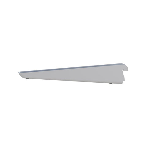 Flexi Storage 270mm White Double Slot Bracket Steel Durable Support - SuperSaverAU - view 1
