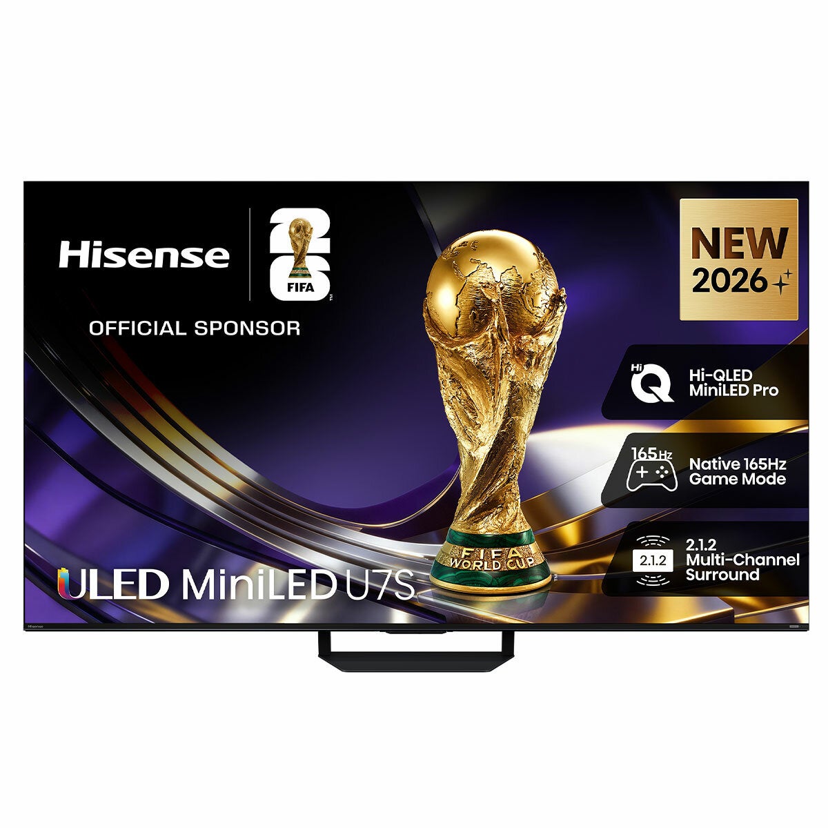 Hisense U7S 4K Smart Television 65 Inch ULED Mini LED 165Hz Game Mode 65U7SAU — image 2