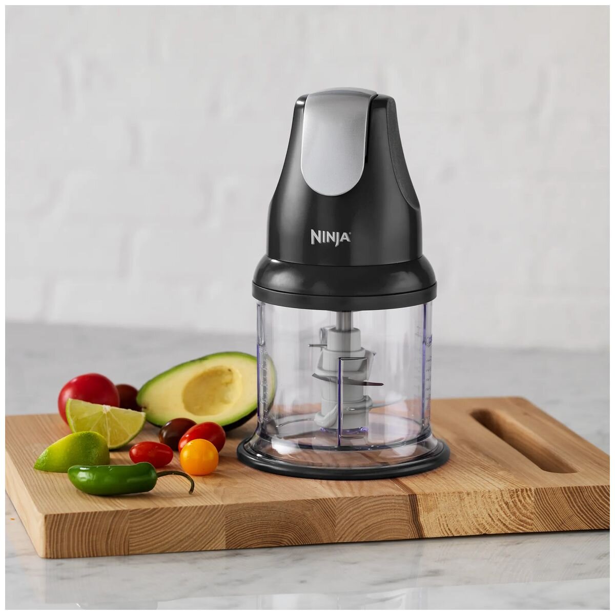 Ninja Professional Stackable Chopper - 200W Motor Pod - 475ml Cup - Black - NJ100