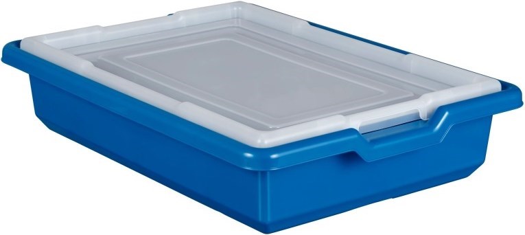 LEGO 45497 Small Storage Box (7-Pack, Blue, Stackable)