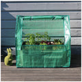 Greenlife Patio Garden Bed With Greenhouse Cover And Base 80 x 50 x 30 cm Charcoal - SuperSaverAU - view 3