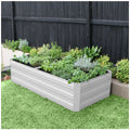 Greenlife Large Garden Bed And Greenhouse Cover 180 x 90 x 45cm White - SuperSaverAU - view 3