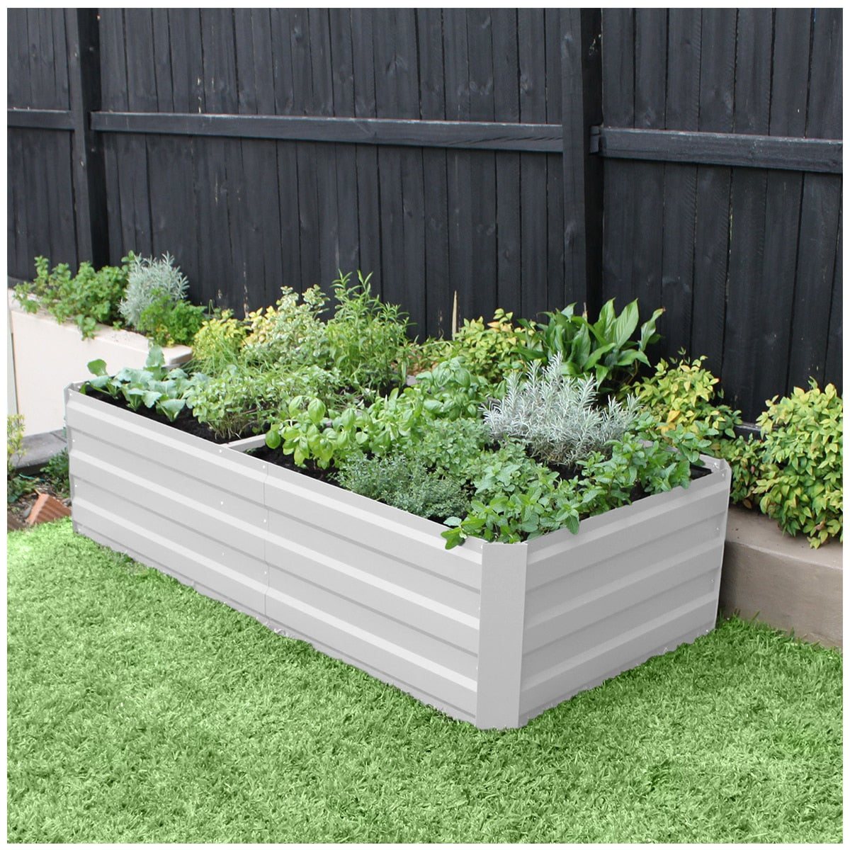 Greenlife Large Garden Bed And Greenhouse Cover 180 x 90 x 45cm White - SuperSaverAU - view 3