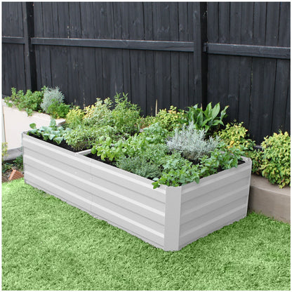 Greenlife Large Garden Bed 180 x 90 x 45cm White