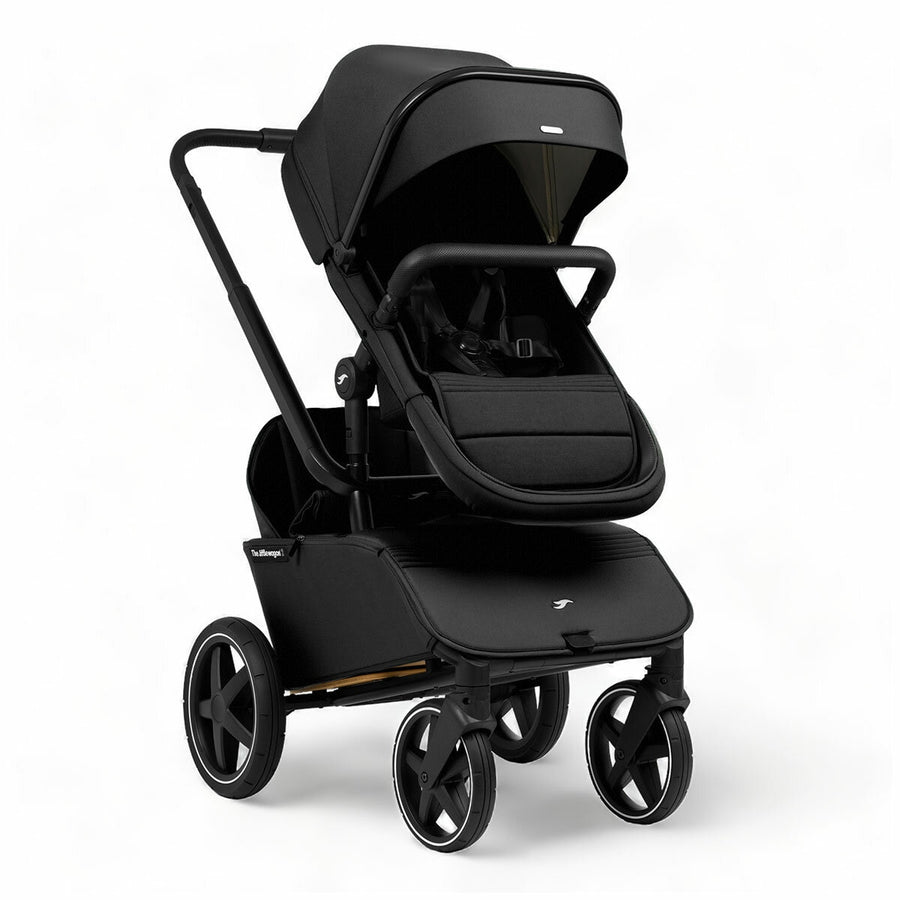 The Jiffle Wagon 6 in 1 Stroller Black
