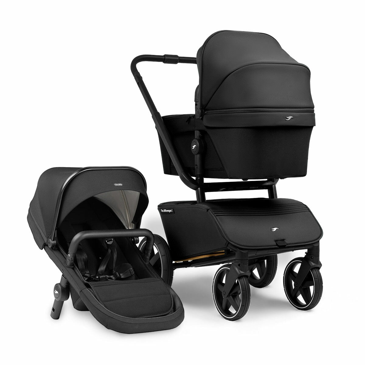 The Jiffle Wagon 6 in 1 Stroller Black