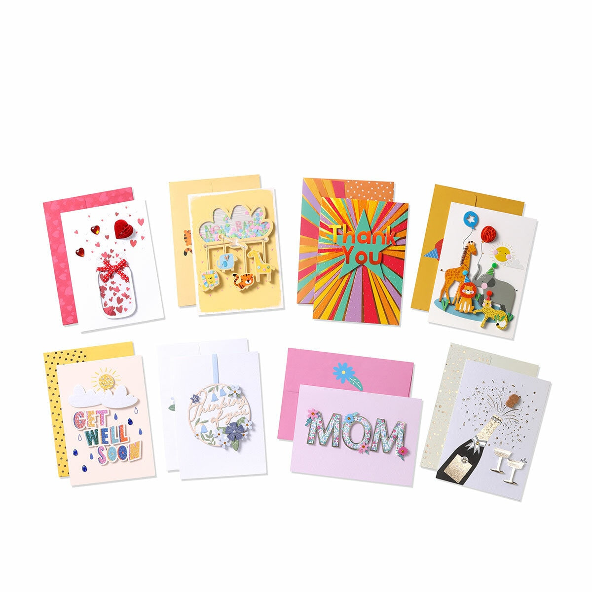 Design Studio All Occasion Handcrafted Cards 40 Pack