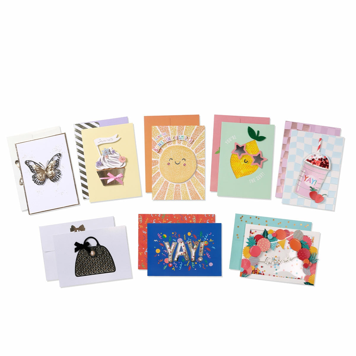 Design Studio All Occasion Handcrafted Cards 40 Pack