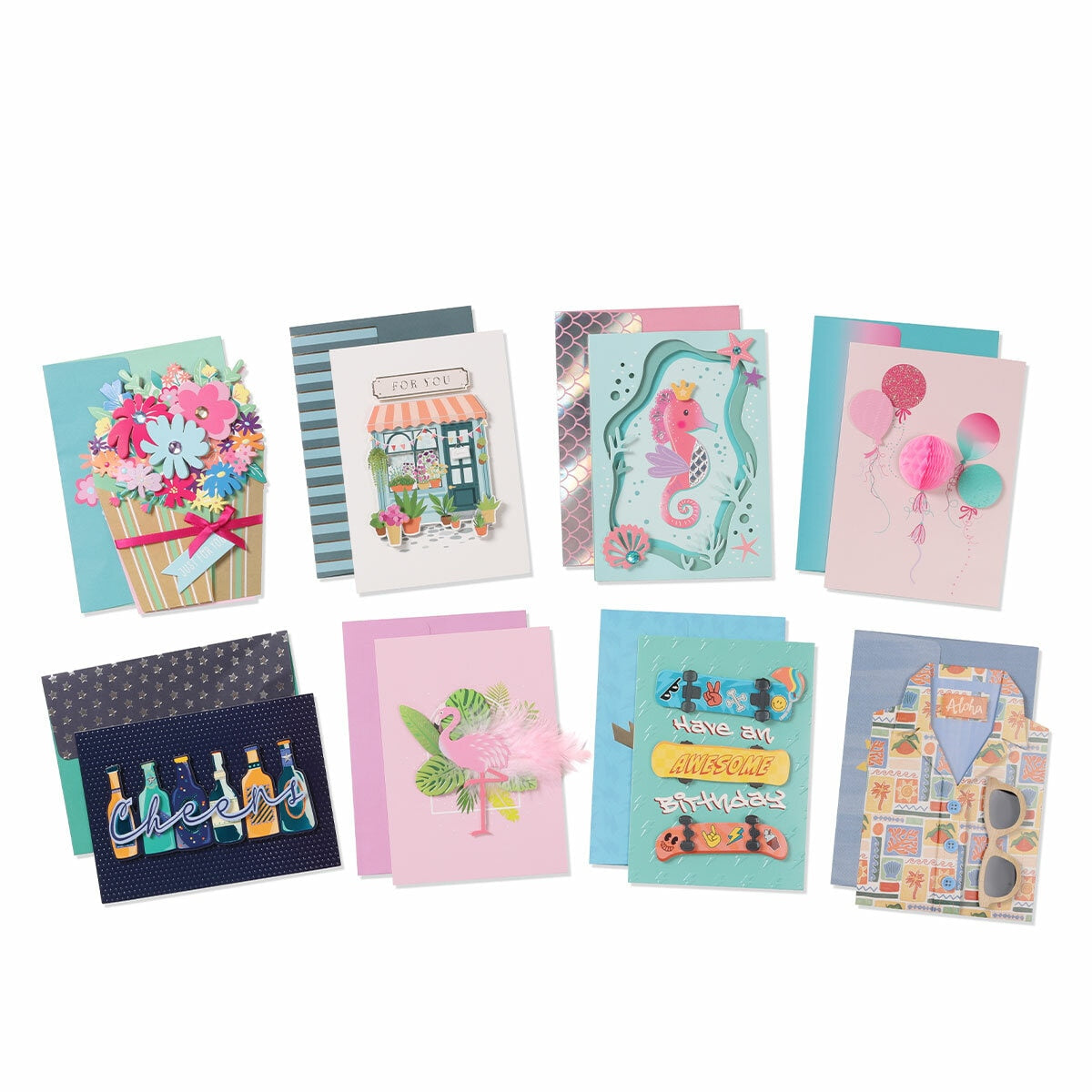 Design Studio All Occasion Handcrafted Cards 40 Pack