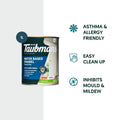 Taubmans 1L Neutral Semi Gloss Water Based Enamel Paint
