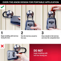Master Lock Portable Key Storage Safe Combination Over-Door Key Box