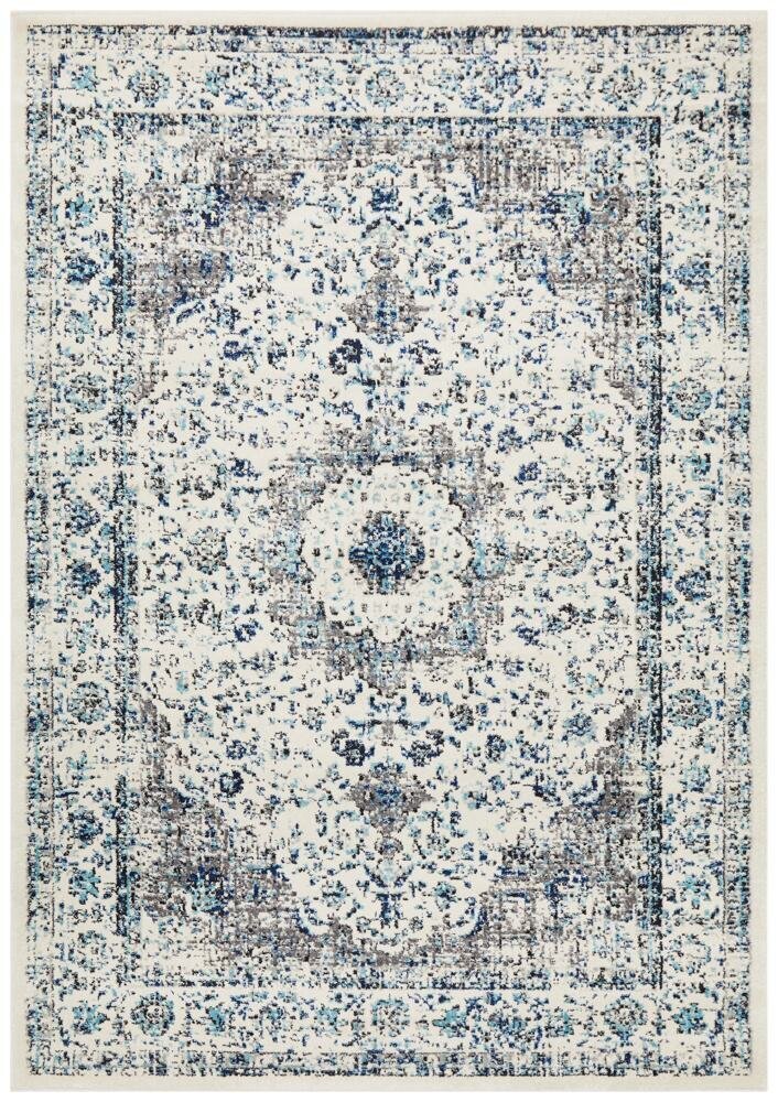 Rug Culture Evoke Medium White Polypropylene Rug 230x160cm - Power Loomed - EVO251WHI230X160