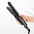 BaBylissPRO Optima 3000 32mm Hair Straightener - Black - Multi-Styling Convex Design - 900640