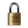 Lockwood 30mm Brass Padlock - Heavy Duty - Chrome Plated - Secure - SuperSaverAU - view 3