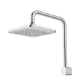 Luna Fixed Overhead Shower - 200mm - Brass - Chrome Finish - SuperSaverAU - view 1