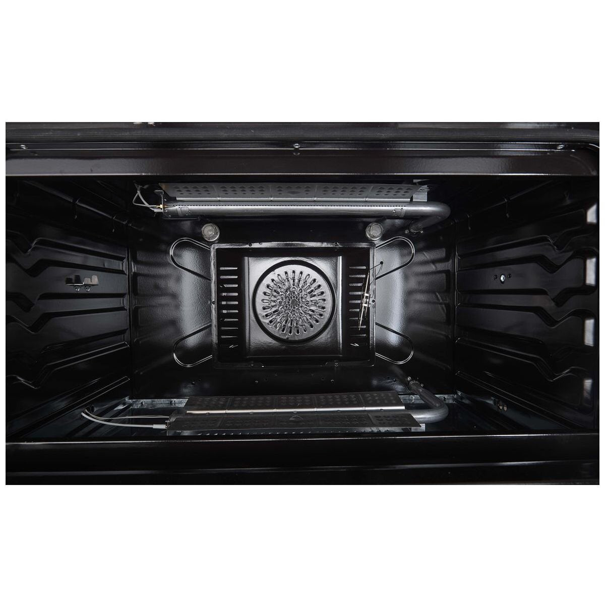 Trinity 90cm Natural Gas Freestanding Oven 132L - Stainless Steel, Air Fry, Rotisserie, Wok Burner - TRFSGO901